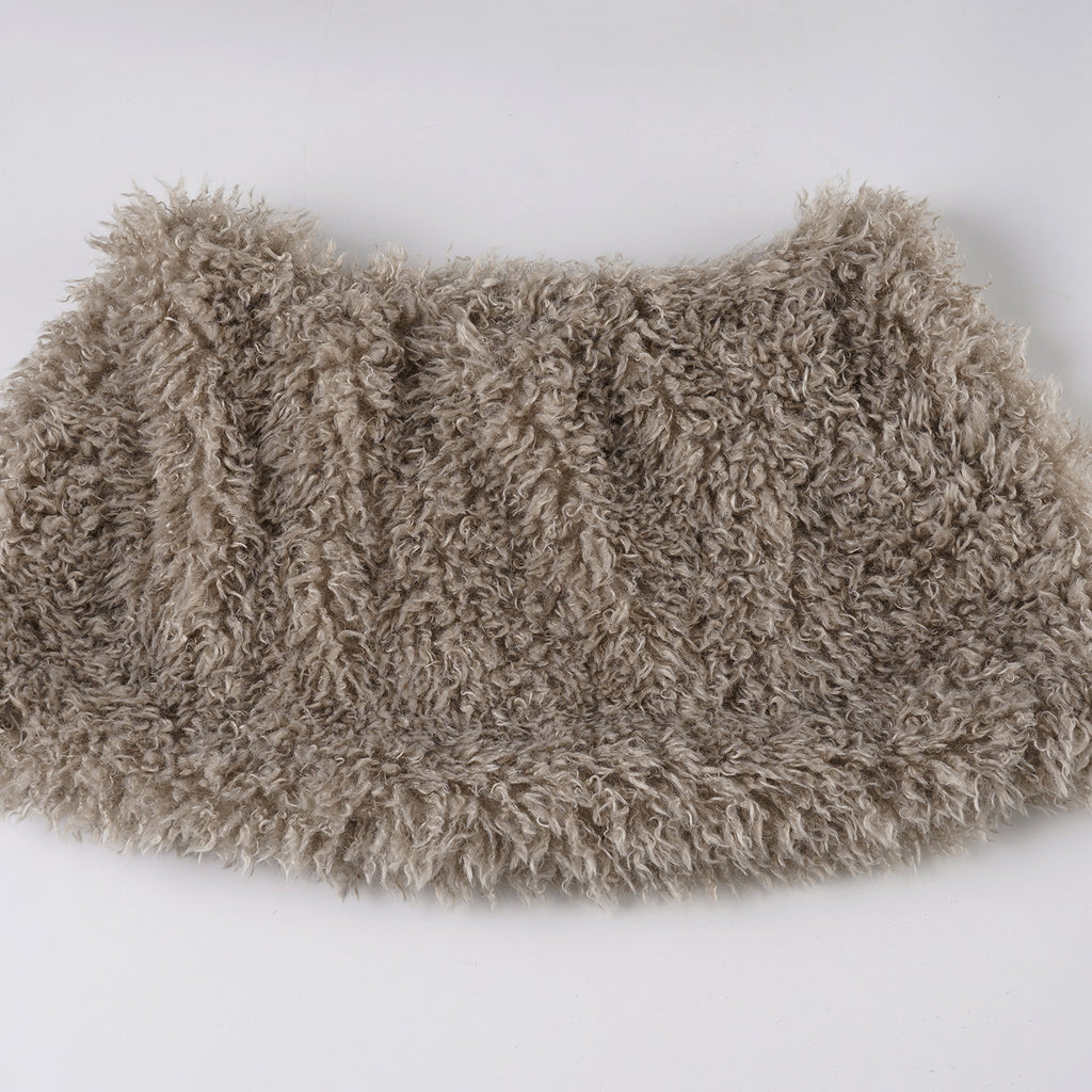 2025 Fall Winter Faux Fur Bodycon Mini Skirts Women Fashion Sexy Low Waist Hipster Furry Night Clubwear Bottoms Streetwear Skirt